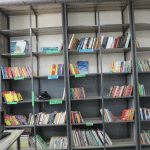 Overview of the newly furnished library