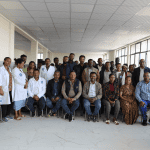 Group photo of the school community, students and TWA representatives